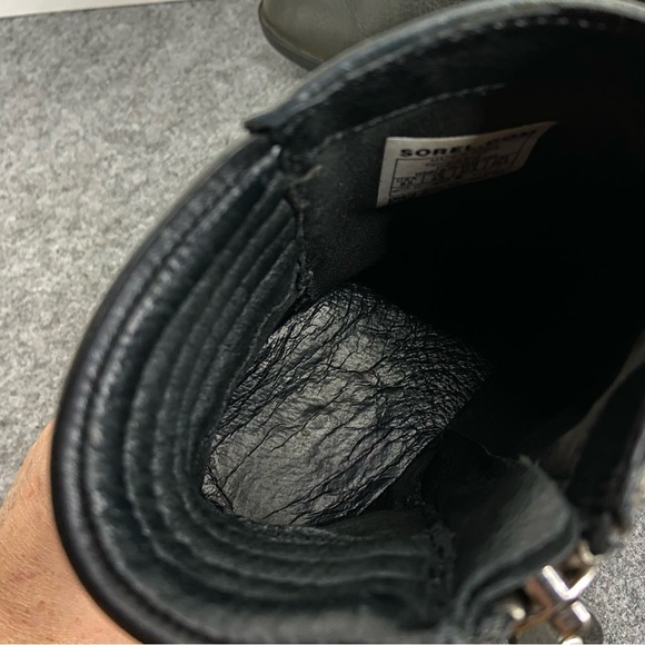 Sorel Danica Waterproof Leather Short Boot Bootie Women’s Size 6.5 - Picture 8 of 12